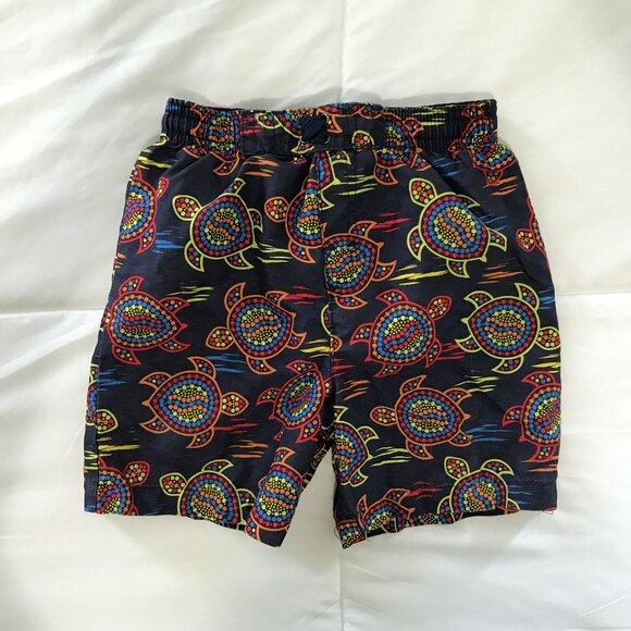 2T Boy Swimming Trunks Turtles - Picture 2 of 6